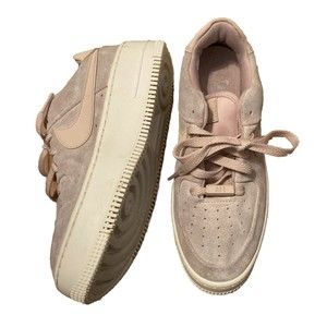 Nike Air Force 1 Sage Low Particle Beige Size 7 Pink